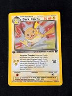 Dark Raichu 1st edition 83/82 Team Rocket, Hobby en Vrije tijd, Ophalen of Verzenden, Zo goed als nieuw, Losse kaart