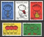 Nederland NVPH nr 932/6 gestempeld Kinderpostzegels 1969, Na 1940, Ophalen of Verzenden, Gestempeld
