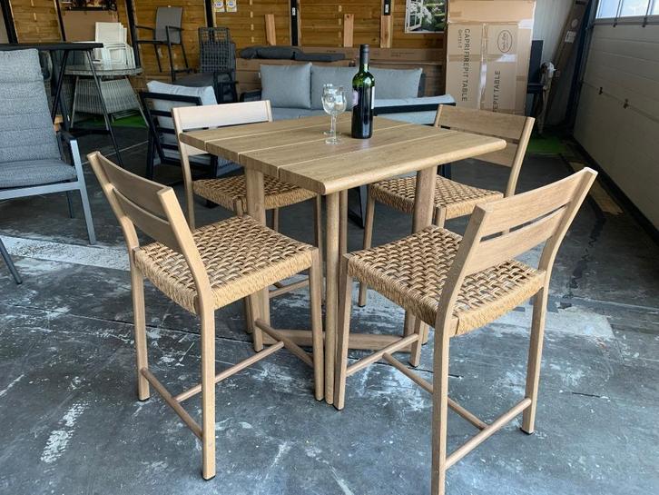 Bar set Sunnys, Tuin en Terras, Tuinsets en Loungesets, Nieuw, Tuinset, Aluminium, 4 zitplaatsen, Stoel, Ophalen