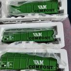 Roco 66116 Vam compost 3 delig wagenset, Gelijkstroom, Wagon, Ophalen of Verzenden, Zo goed als nieuw