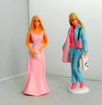 McDonalds 2007 # Barbie 2x (ca. 13 cm), Ophalen of Verzenden, Zo goed als nieuw, Barbie