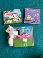 Kinderboekjes - Kijk & Voel, Schuifboekje en Unicorn, Ophalen of Verzenden, Zo goed als nieuw, Uitklap-, Voel- of Ontdekboek, 1 tot 2 jaar