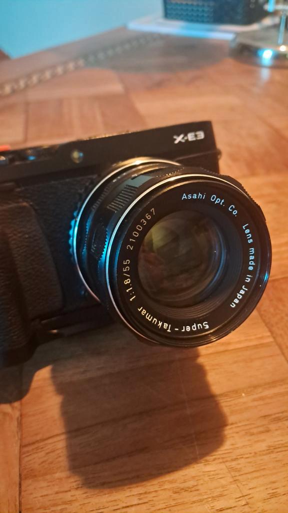 Asahi Pentax Super Takumar 55mm f/1.8 Lens, Audio, Tv en Foto, Fotografie | Lenzen en Objectieven, Gebruikt, Standaardlens, Ophalen of Verzenden