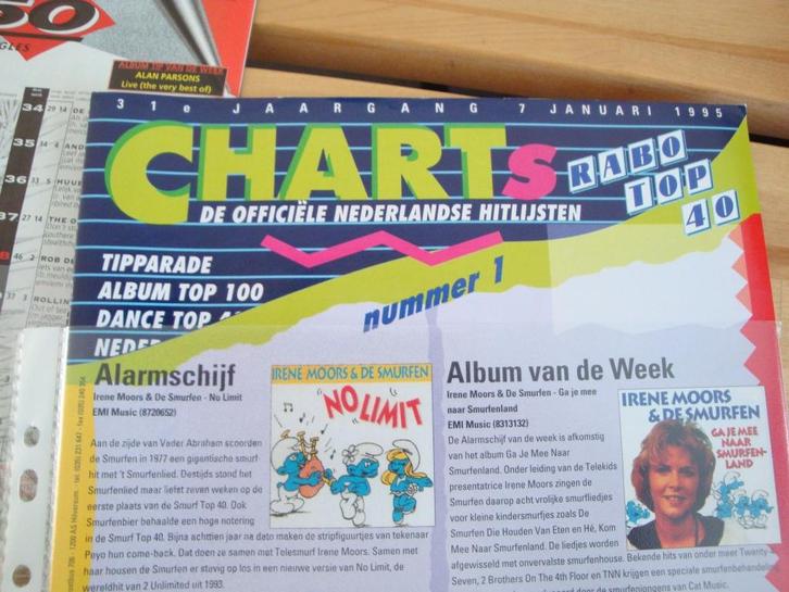 complete hitlijsten '95 tot 02 magazines Top 40/50/100 new, Boeken, Tijdschriften en Kranten, Zo goed als nieuw, Overige typen