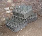 3 maal oude verzinkte bierkrat met flessen krat drankkrat, Antiek en Kunst, Ophalen