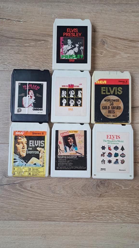 Elvis Presley 8-Track Tapes Collectie, Cd's en Dvd's, Cassettebandjes, Gebruikt, Origineel, Pop, 2 t/m 25 bandjes, Ophalen of Verzenden