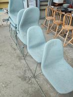 Lichtblauwe sledestoelen, Huis en Inrichting, Ophalen