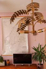Hanglamp metaal goud palmbladeren, By-Boo, Huis en Inrichting, Minder dan 50 cm, Metaal, Zo goed als nieuw, Ophalen