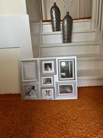 Fotolijst zilver van hout voor 7 foto’s nieuw beschikbaar voor biedingen