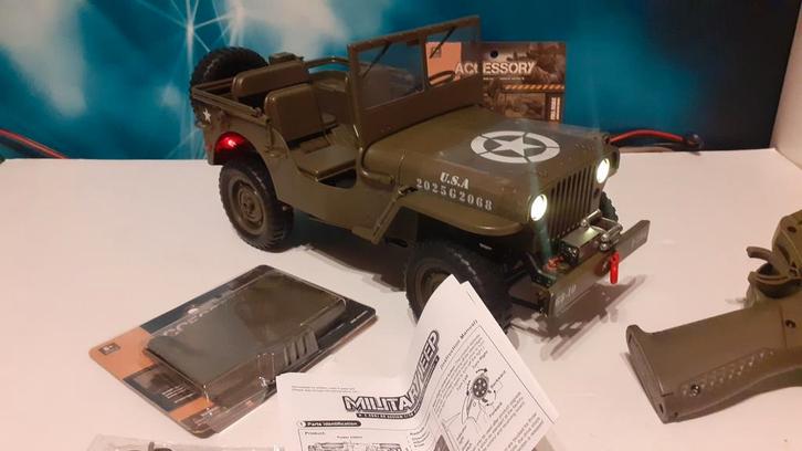 Willy,'s JEEP   1:10, Hobby en Vrije tijd, Modelbouw | Radiografisch | Auto's, Nieuw, Auto offroad, Elektro, Schaal 1:10, RTR (Ready to Run)