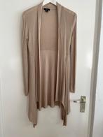 Beige/goudkleurige lange open vest van Sfera – maat M, Kleding | Dames, Truien en Vesten, Ophalen of Verzenden, Zo goed als nieuw