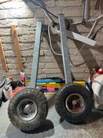 Transportwielen rubberboot, Ophalen of Verzenden, Zo goed als nieuw