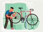 Fietsreparatie klusjesman, Ophalen of Verzenden, Gebruikt