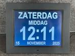 Digitale Kalenderklok - Duidelijke Datum & Tijd, Audio, Tv en Foto, Fotografie | Digitale fotolijsten, Ophalen of Verzenden, Zo goed als nieuw