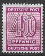 Duitsland West Saxen 1945 - Yvert 17 - 40 Pf. (PF), Verzenden, BRD, Postfris