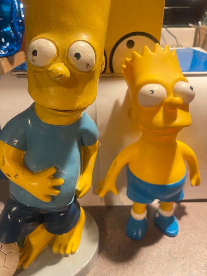 Vintage Bart Simpsons Beelden - 1990, Verzamelen, Poppetjes en Figuurtjes, Gebruikt, Verzenden