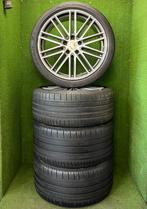 Originele 21 inch Porsche Panamera Turbo velgen met banden, Gebruikt, 275 mm, Banden en Velgen, Geemany