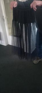 Tulen rok halflang. 1 laags zwart, Kleding | Dames, Ophalen of Verzenden, Zo goed als nieuw, Maat 38/40 (M), Carnaval