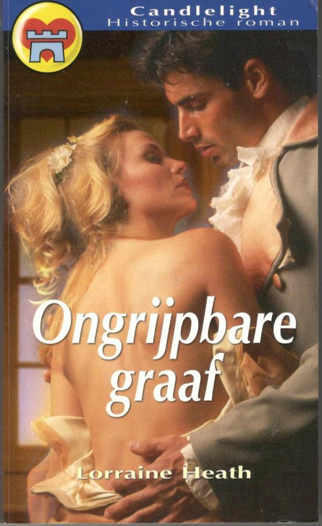 Lorraine Heath - Ongrijpbare graaf / candlelight hist. 816., Boeken, Romans, Zo goed als nieuw, Ophalen of Verzenden