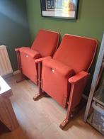 Vintage Bioscoopstoelen - Set van 2, Ophalen, Gebruikt, Twee, Metaal