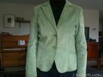 Zachtgroen Fisser City Sport, leren damesjasje maat 38, Kleding | Dames, Maat 38/40 (M), Ophalen of Verzenden, Zo goed als nieuw