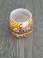 Bloempot Fidrio Holland (Geel & Bruin & Wit), Overige materialen, Rond, Zo goed als nieuw, Tuin