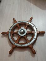 Vintage Houten Stuurwiel Boot Mahonie, Watersport en Boten, Accessoires en Onderhoud, Ophalen of Verzenden, Gebruikt