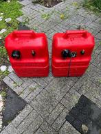 Honda tank 25 liter en een Suzuki tank 25 liter + brandstof., Watersport en Boten, Ophalen, Gebruikt, Motor en Techniek