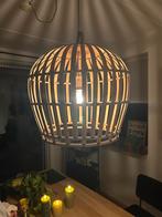 Lamp bamboe, Huis en Inrichting, Lampen | Hanglampen, Ophalen, Zo goed als nieuw, Hout, Minder dan 50 cm