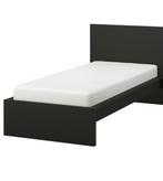 Bed ikea type malm, Ophalen, 90 cm, Eenpersoons, Wit
