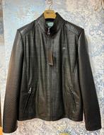 Salvatore Ferragamo - Biker Leather Jacket - XL/XXL, Nieuw, Ophalen of Verzenden, Zwart, Overige maten