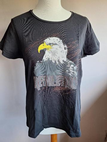 Zwarte stretch top print van Jazlyn, maat XL beschikbaar voor biedingen