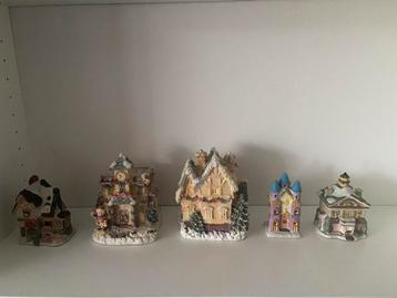 Uitzoeken Keramiek Kersthuisjes Kerstdorp Kersthuisje beschikbaar voor biedingen