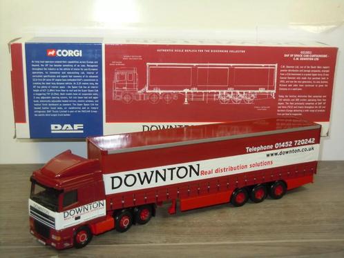 Daf 95 XF Space Cab C.M. Downton LTD - Corgi CC13211 - 1:50, Hobby en Vrije tijd, Modelauto's | 1:50, Zo goed als nieuw, Bus of Vrachtwagen