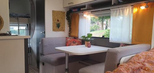 Te koop dethleffs, Caravans en Kamperen, Caravans, Particulier, tot en met 5, 1000 - 1250 kg, Treinzit, Dethleffs, Stapelbed, Vast bed