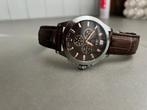 GC Guess Collection horloge model 30004G leren bandje, Ophalen of Verzenden, Zo goed als nieuw