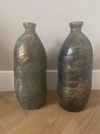 Decoratieve Vazen - Blauw/Groen met Goud, Huis en Inrichting, Woonaccessoires | Vazen, Ophalen, Overige kleuren, Minder dan 50 cm