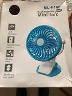 Mini fan, Tafelventilator, Nieuw, Ophalen of Verzenden