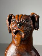 18e eeuws houten beeld Hond Saint Rocco Venice, Antiek en Kunst, Kunst | Beelden en Houtsnijwerken, Ophalen