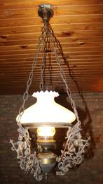 Schippertje hanglamp, elektrisch, Ophalen