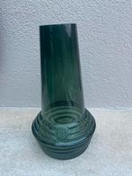 Zusss Vaas - Stijlvol en Tijdloos, Ophalen of Verzenden, Minder dan 50 cm, Groen, Glas