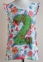 Esprit super mooi wit t-shirt met print mt. 128/134, Kinderen en Baby's, Kinderkleding | Maat 128, Meisje, Ophalen of Verzenden