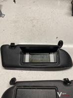 Mercedes W126 zonnekleppen set zwart met verlichting, Gebruikt, -, -, Ophalen of Verzenden