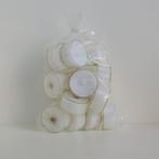 Waxinelichtjes wit 6 cm 20stuks zak waxine stoer sober, Overige materialen, Verzenden, Wit, Nieuw