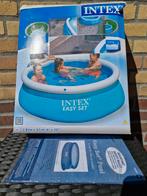 Intex zwembad met afdekhoes, Tuin en Terras, Zwembaden, Ophalen, Minder dan 80 cm, Opzetzwembad, Rechthoekig