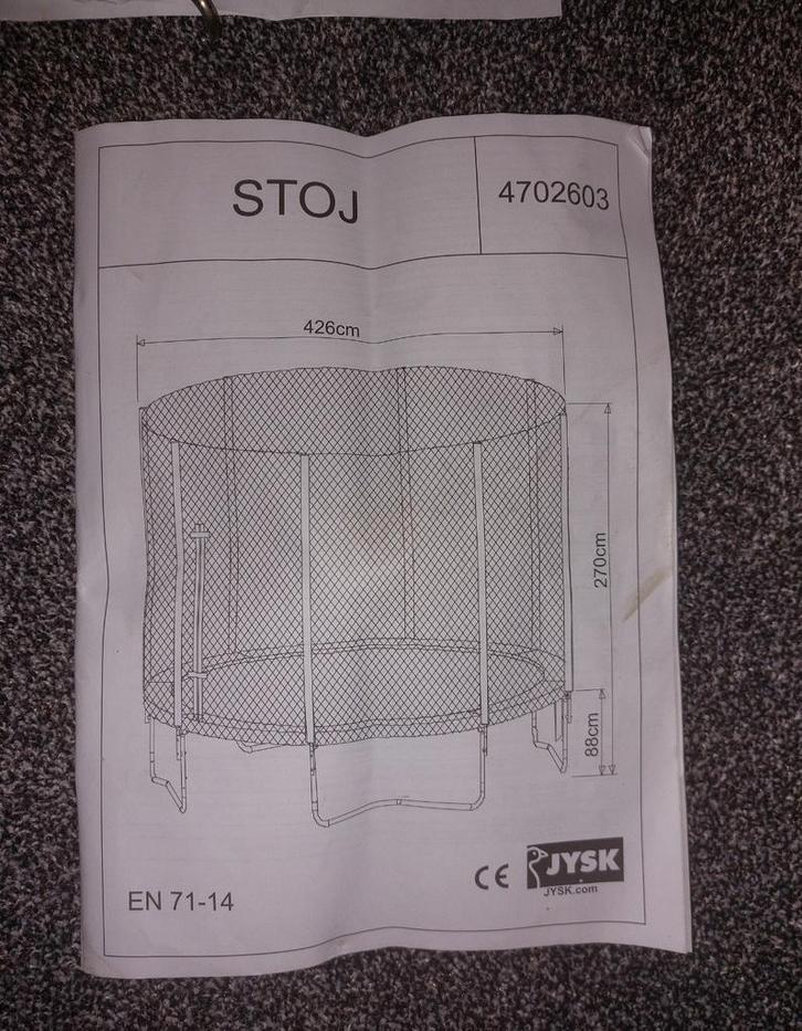 Trampoline - 4.20m doorsnede, Kinderen en Baby's, Speelgoed | Buiten | Trampolines, Gebruikt, Ophalen