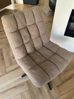 WOOOD draaifauteuil Job teddy taupe, Huis en Inrichting, Fauteuils, Ophalen, 75 tot 100 cm, Zo goed als nieuw, Stof