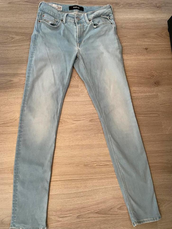 Replay Luzien hyperflex maat 27/32, Kleding | Dames, Spijkerbroeken en Jeans, Zo goed als nieuw, W27 (confectie 34) of kleiner