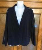 Mooie blauwe blazer merk MS Mode maat 50, Zo goed als nieuw, MS Mode, Jasje of Colbert, Verzenden