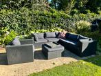 Loungeset met kussens voor buiten (merk; Wicker), Tuin en Terras, Tuinsets en Loungesets, Ophalen, Kunststof, Gebruikt, 6 zitplaatsen